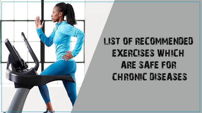 Exercise for chronic illness patients